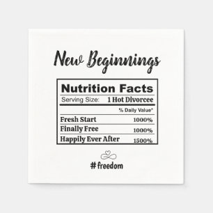 Hot Divorcee Party Finally Free AF Newly Single Napkin