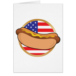 Hot Dog American Flag