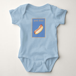 Hot dog baby bodysuit