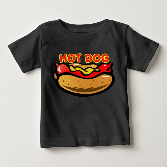 Hot Dog  Baby T-Shirt (Front)