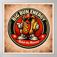 Hot Dog - Big Bun Energy - Foodie Fiends