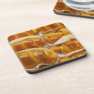 Hot Dog Cake ... Asian Dessert Food Coaster