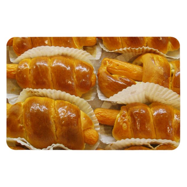 Hot Dog Cake ... Asian Dessert Food Magnet (Horizontal)