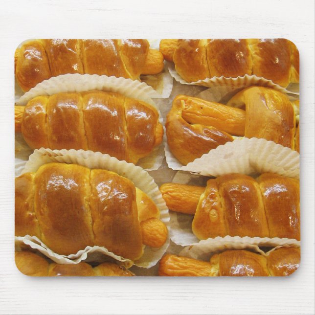 Hot Dog Cake ... Asian Dessert Food Mouse Mat (Front)