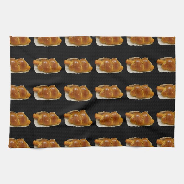 Hot Dog Cake ... Asian Dessert Food Tea Towel (Horizontal)