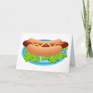 Hot Dog Card