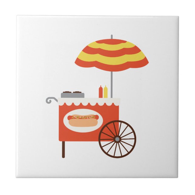 Hot Dog Cart Tile (Front)