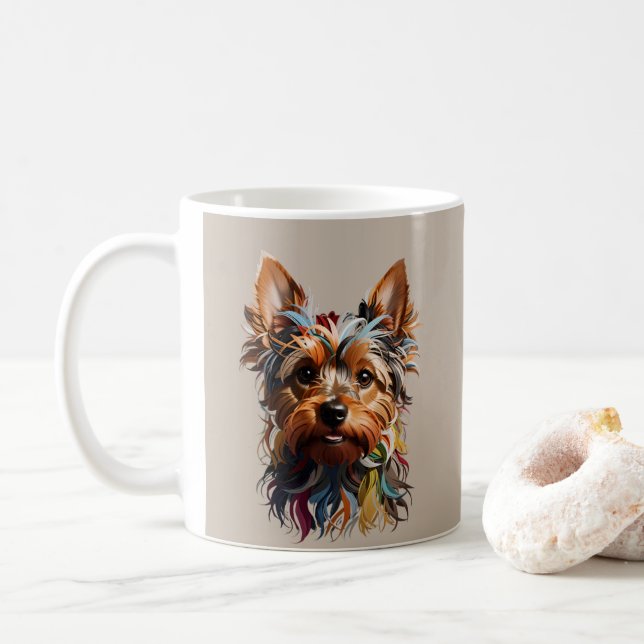 Hot Dog Coffee Combo Fun Design for Dog Coffee Lov Coffee Mug (With Donut)