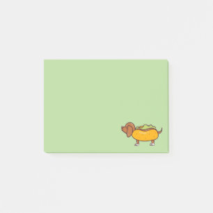 Hot Dog Dachshund Post-It Notes