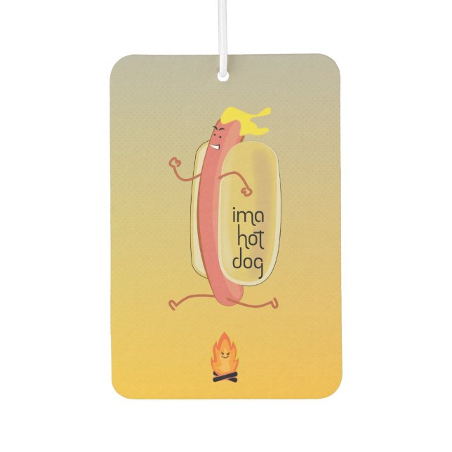 Hot Dog Dare Devil Car Air Freshener (Front)