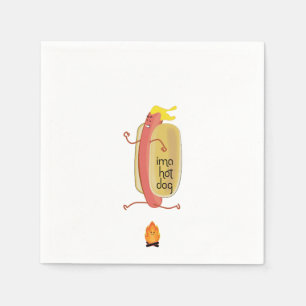 Hot Dog Dare Devil Napkin