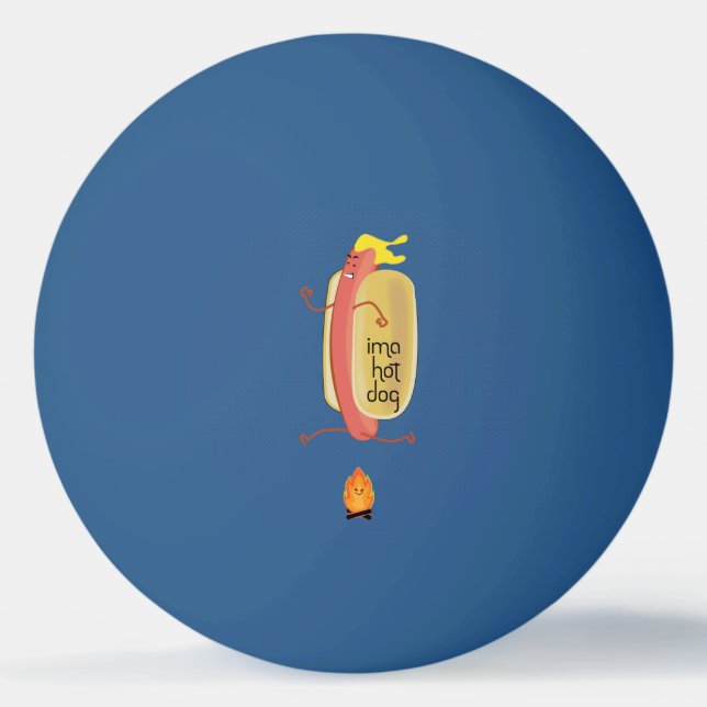 Hot Dog Dare Devil Ping Pong Ball (Front)