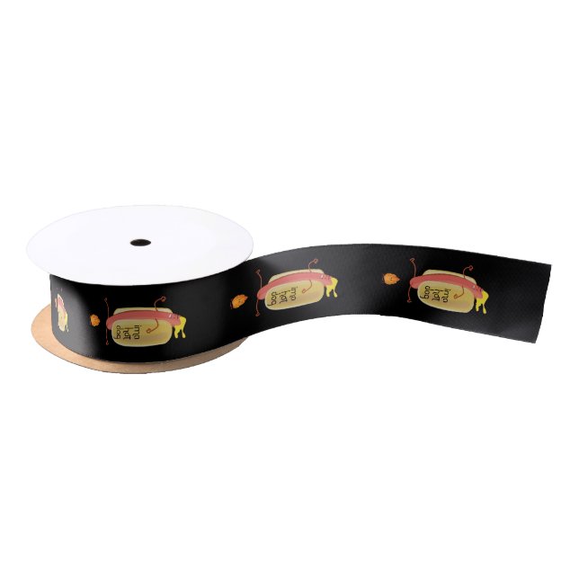 Hot Dog Dare Devil Satin Ribbon (Spool)