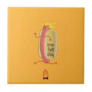 Hot Dog Dare Devil Tile
