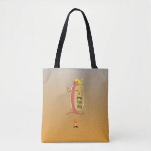 Hot Dog Dare Devil Tote Bag