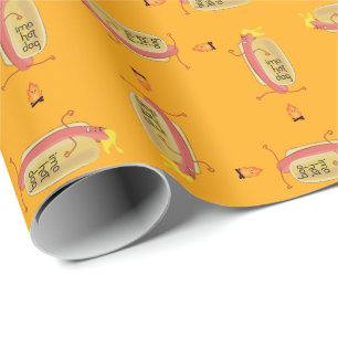Hot Dog Dare Devil Wrapping Paper