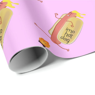 Hot Dog Dare Devil Wrapping Paper
