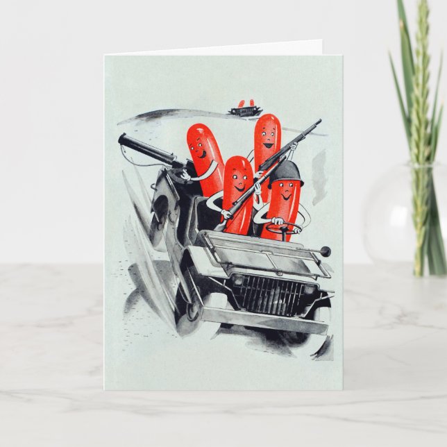 Hot Dog Day Card (Front)