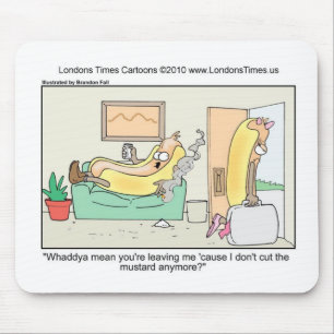 Hot Dog Divorces Funny Tees Mugs & Gifts Mouse Mat