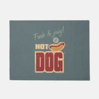 Hot Dog Doormat