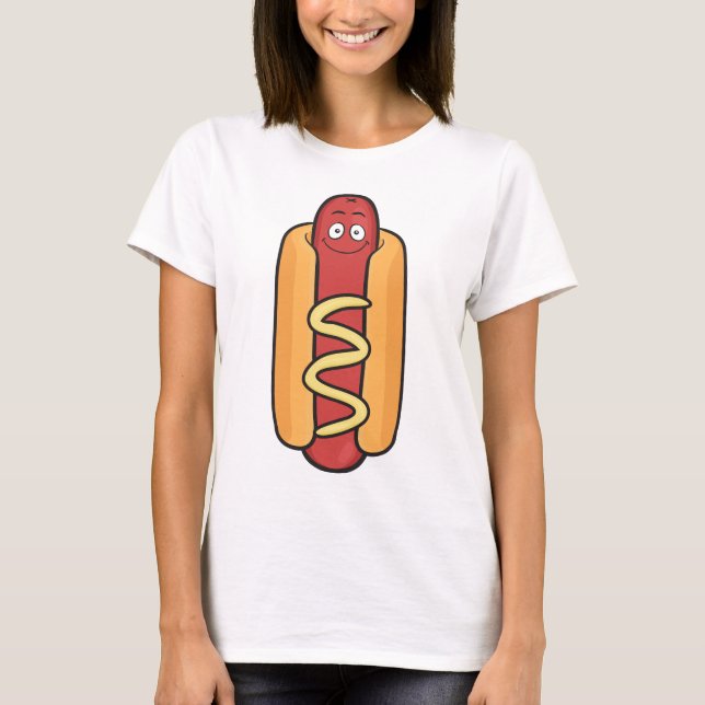 Hot Dog Emoji T-Shirt (Front)
