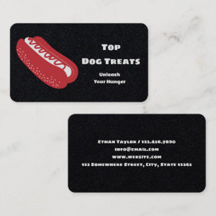 Hot Dog Fast Food Business Card