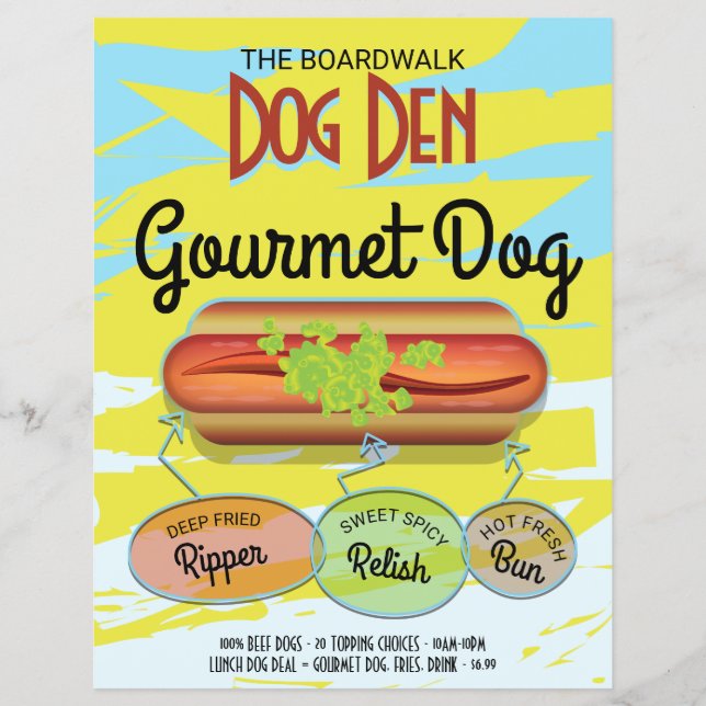Hot Dog Flyer (Front)