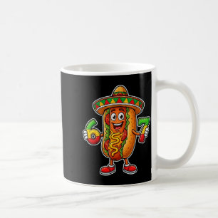 Hot dog food mexican fiesta cinco de mayo 6 7 coffee mug