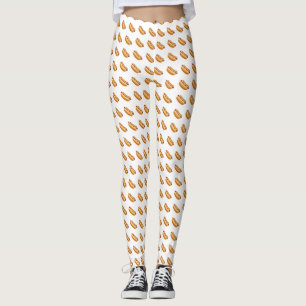 hot dog frankfurter bestselling leggings