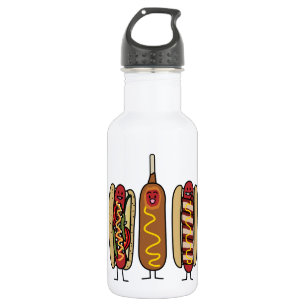 Hot Dog Friends 532 Ml Water Bottle