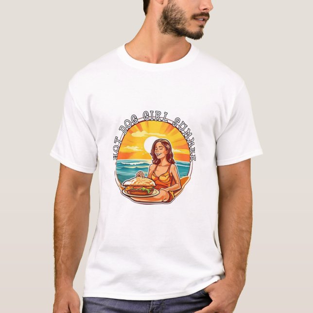 HOT DOG GIRL SUMMER T-Shirt (Front)