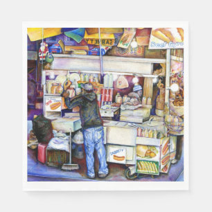 Hot Dog God, New York City Napkin