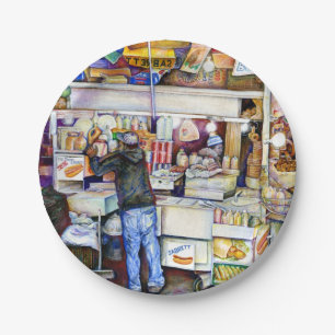 Hot Dog God, New York City Paper Plate