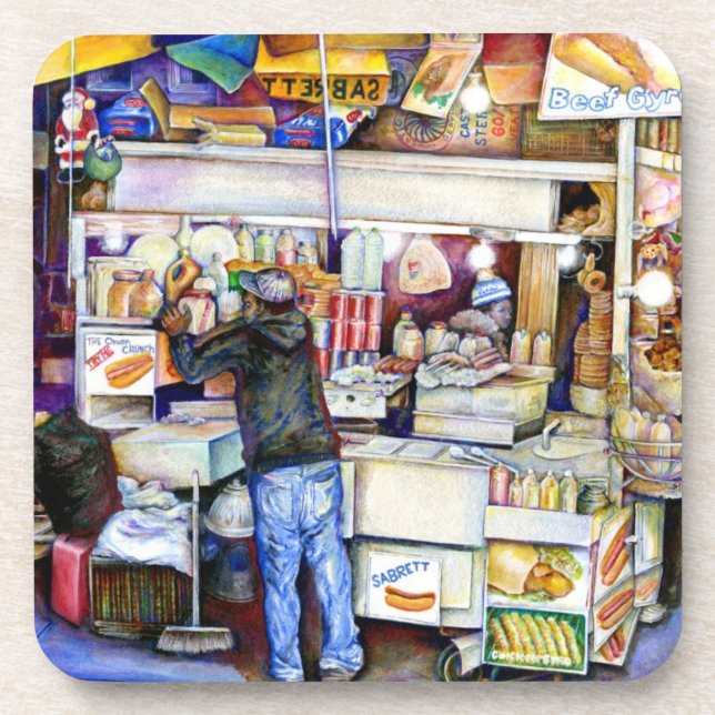 Hot Dog God, New York Coaster (Front)