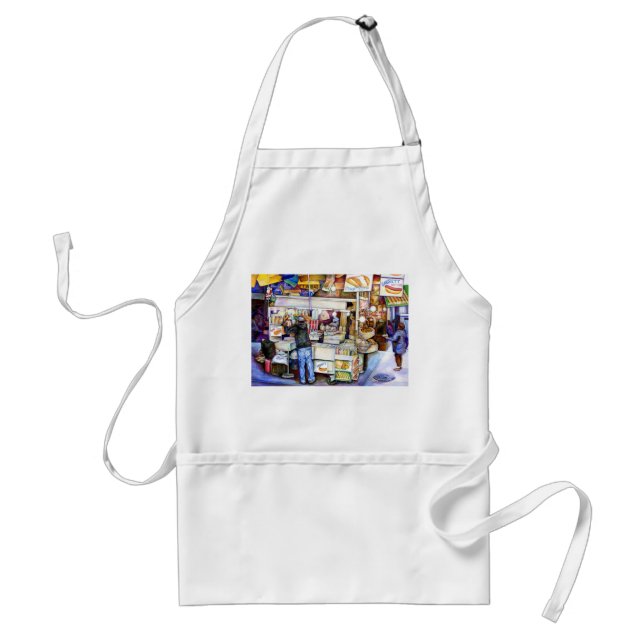 Hot Dog God, New York Standard Apron (Front)