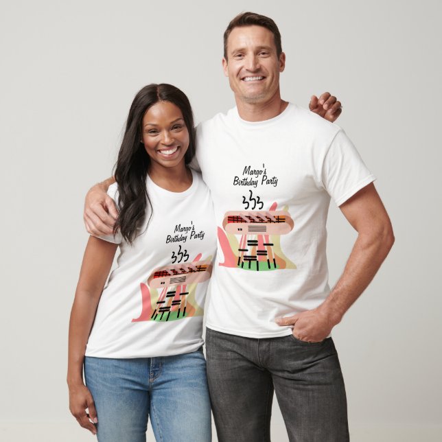 Hot Dog Grilling Birthday Party Cookout     T-Shirt (Unisex)