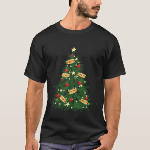 Hot Dog Hot Dog Christmas Tree Christmas Tree T-Shirt