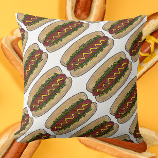 Hot dog best sale shaped pillow