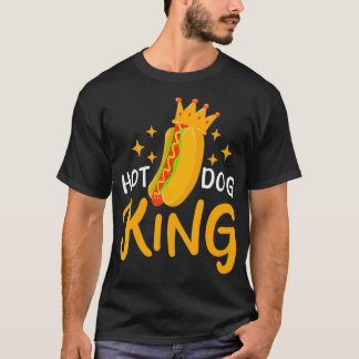 Hot Dog Hotdog King Foodie T-Shirt