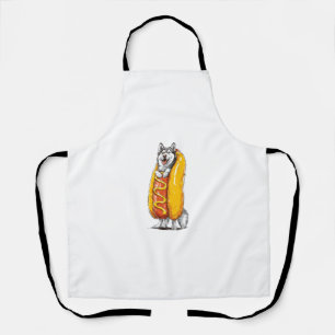 Hot Dog Husky – Funny Food Costume Apron