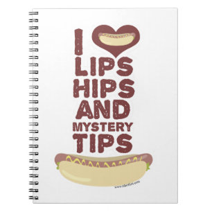 Hot Dog Ingredient Love Notebook