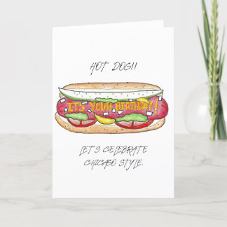 HOT DOG! It's your Birthday! Card