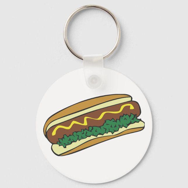 Hot dog key ring (Front)