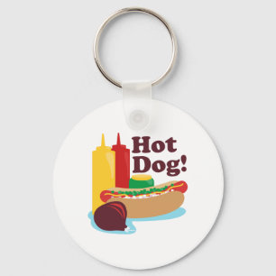 Hot Dog! Key Ring