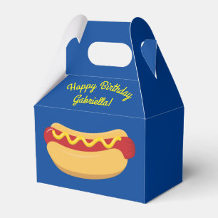 Hot Dog Kids Birthday Party Cook Out Cute Favour Box