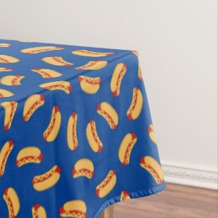 Hot Dog Kids Birthday Party Cook Out Cute Tablecloth