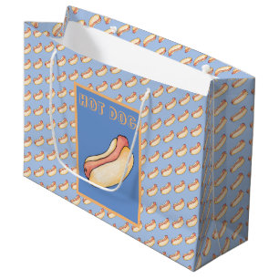 Hot dog large gift bag