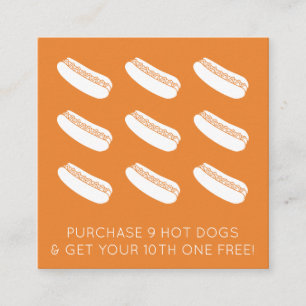 hot dog loyalty stamp
