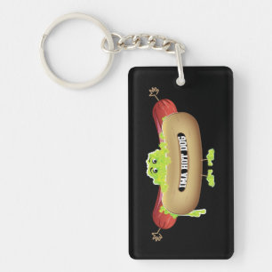 HOT DOG MAN KEY RING