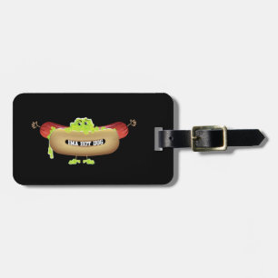 HOT DOG MAN LUGGAGE TAG
